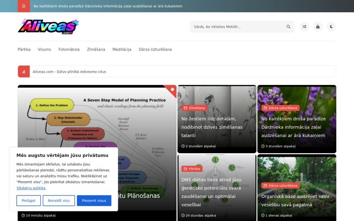 Screenshot of aliveas.com