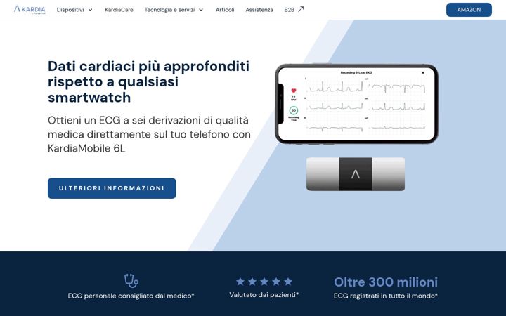 Ekrano kopija alivecor.it