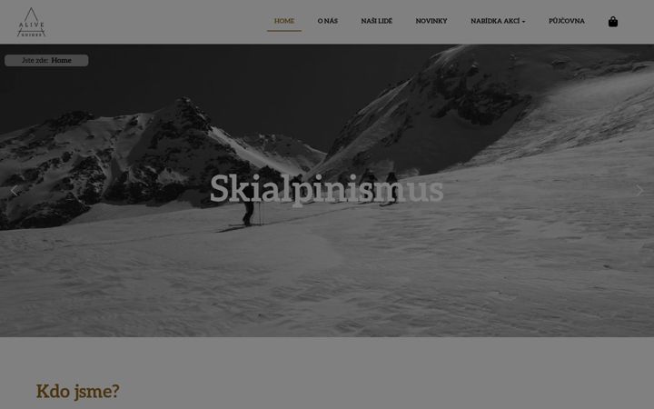Screenshot of aliveguides.cz