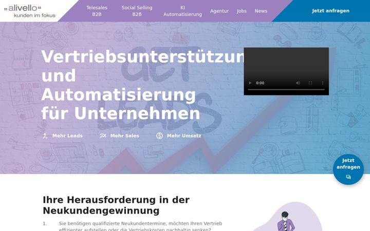 Screenshot of alivello.com