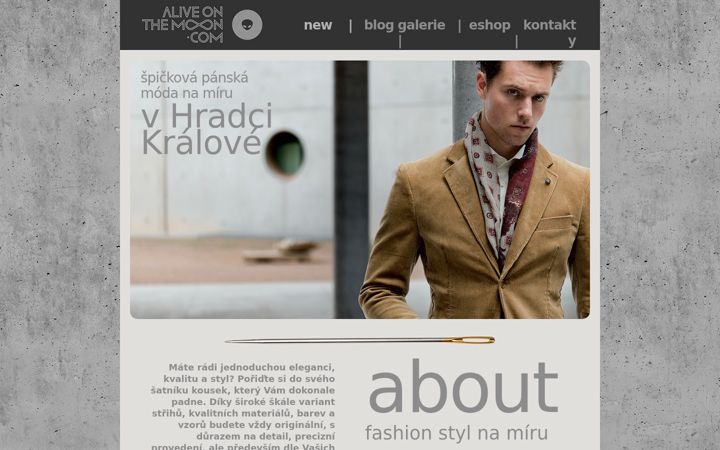 Screenshot ta' aliveonthemoon.com