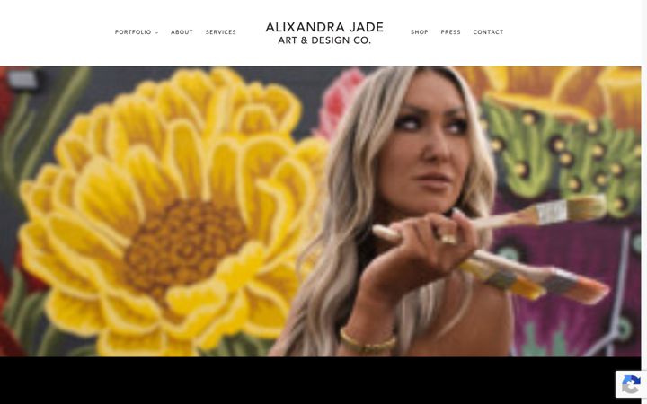 Ekraanipilt saidist alixandrajade.ca