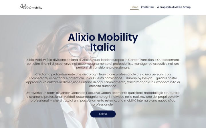Screenshot of alixiomobility.it