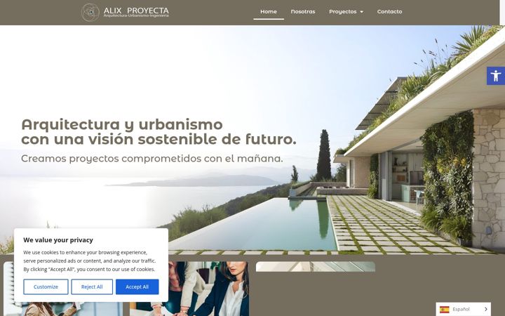Screenshot of alixproyecta.es
