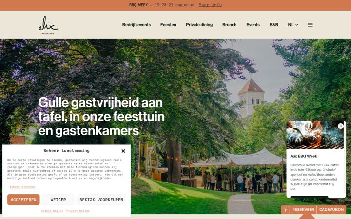 Screenshot of alixtablejardin.be