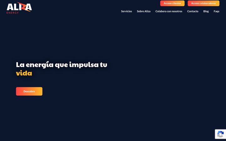 Screenshot of alizaenergy.es