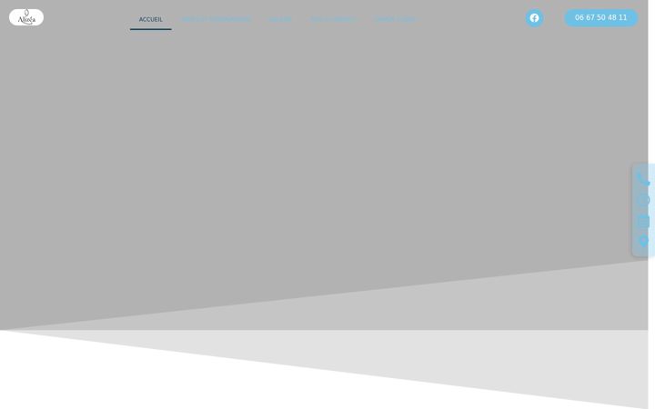 Screenshot of alizea-bien-etre.fr