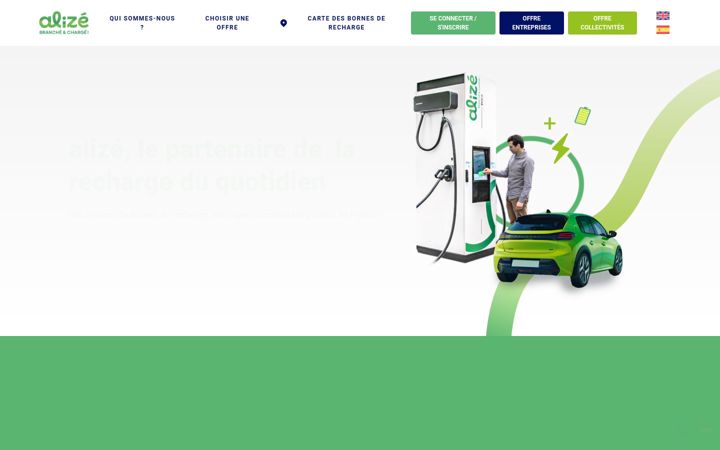 Екранна снимка на alizecharge.com