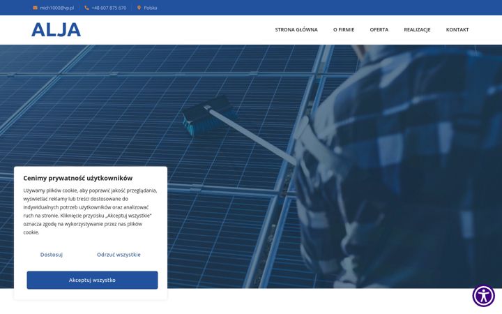 Screenshot of alja.com.pl