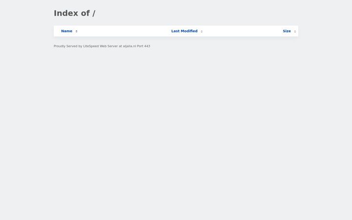 Screenshot of aljalia.nl