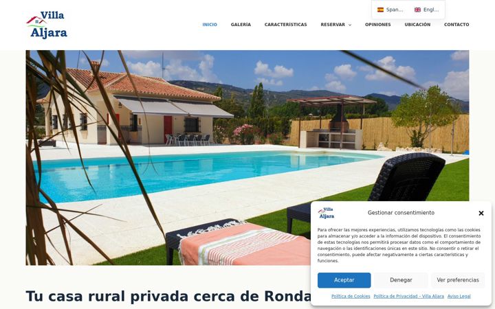 Screenshot of aljara.es
