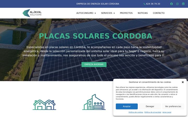 Screenshot of aljavalsolutions.com