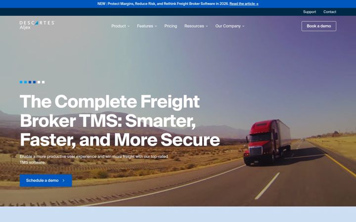 Screenshot of aljex.com
