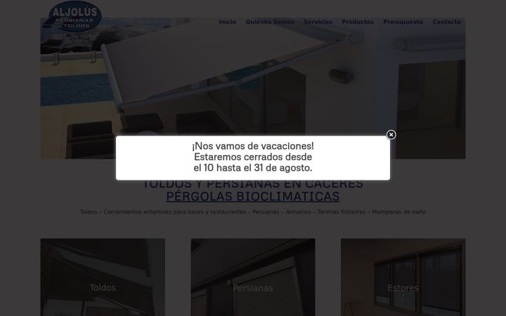 Screenshot of aljolus.es