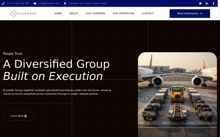 Screenshot of aljowder.com