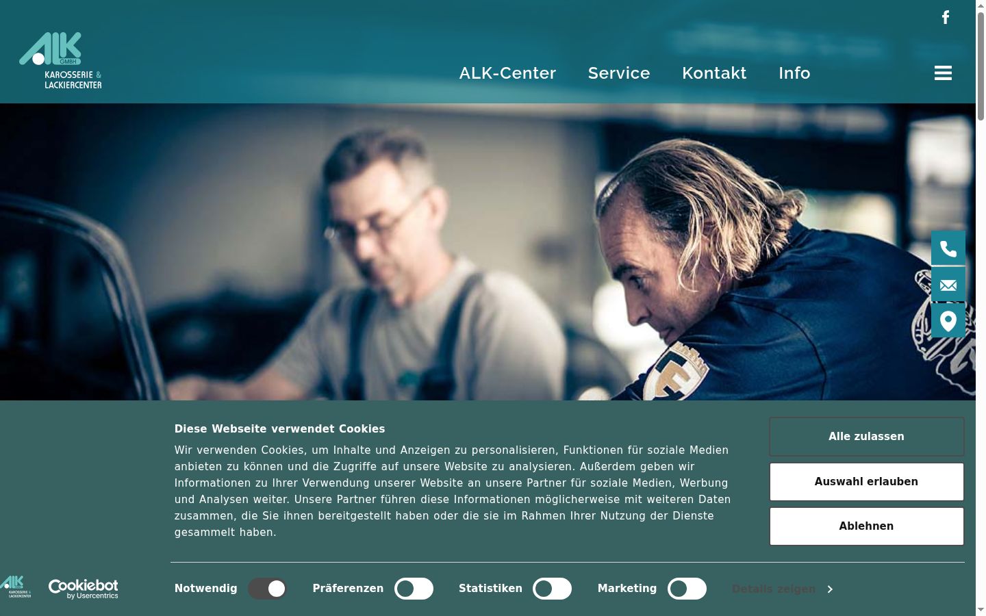Screenshot tal-banner tal-kunsens muri qabel kwalunkwe interazzjoni
