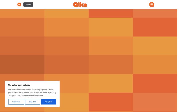 Screenshot of alkagroup.ro