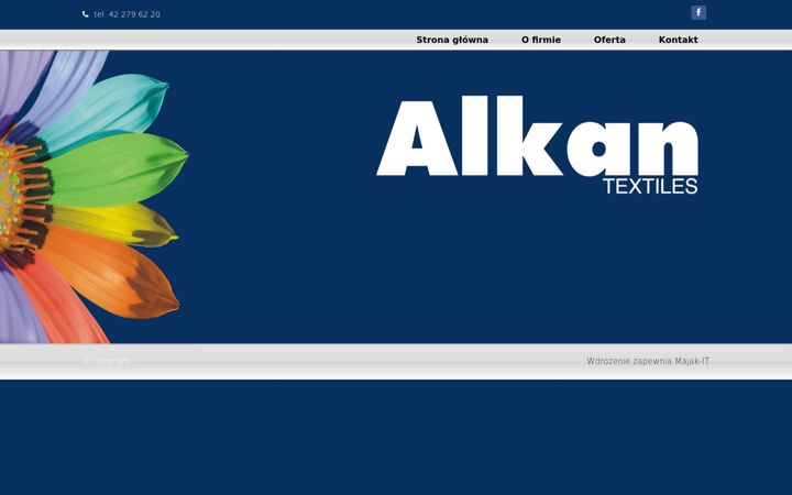 Screenshot of alkan.com.pl