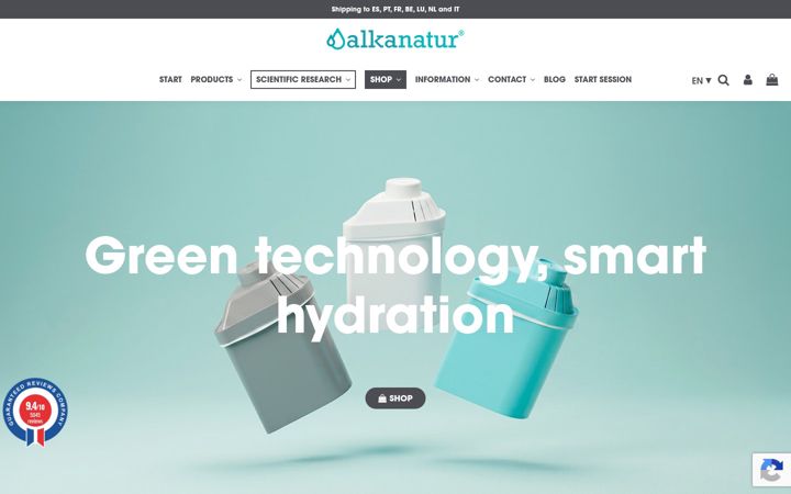 Screenshot of alkanatur.com