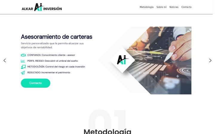 Screenshot of alkarinversion.com