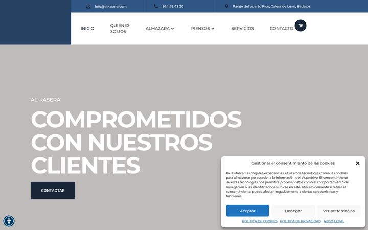 Screenshot of alkasera.com