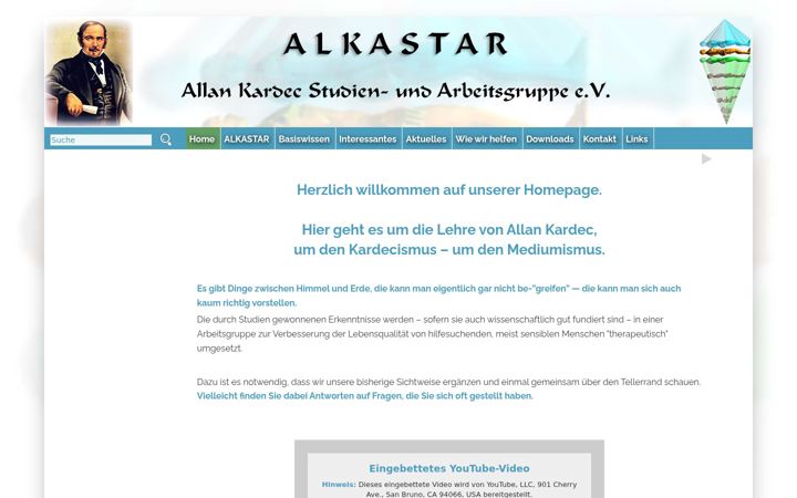 Screenshot of alkastar.de