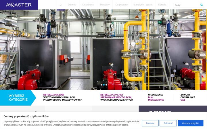 Screenshot του alkaster.com