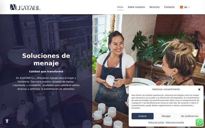 Skærmbillede af alkatabi.com