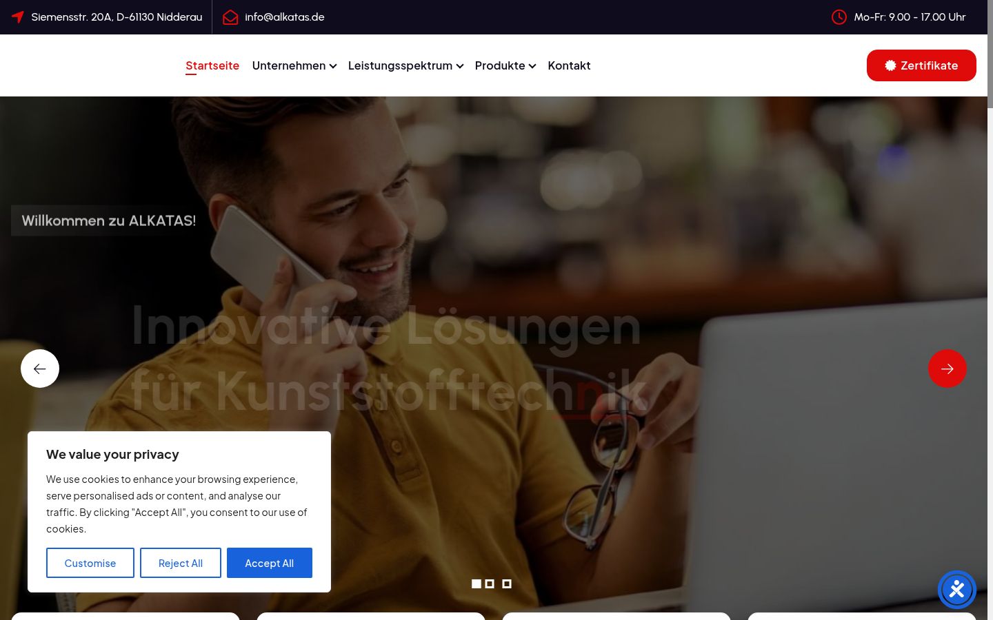 Screenshot tal-banner tal-kunsens muri qabel kwalunkwe interazzjoni