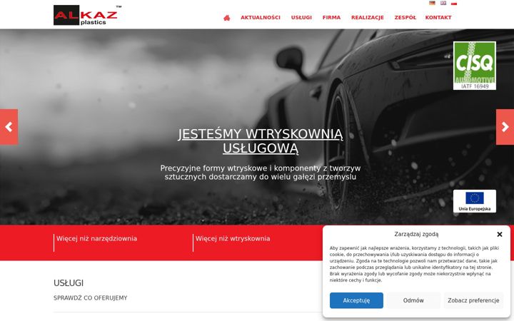 Screenshot ta' alkaz.pl