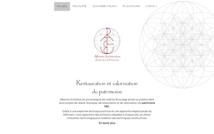 Screenshot of alkemia-architecture.fr