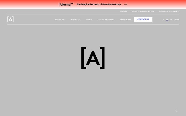 Screenshot ta' alkemy.com
