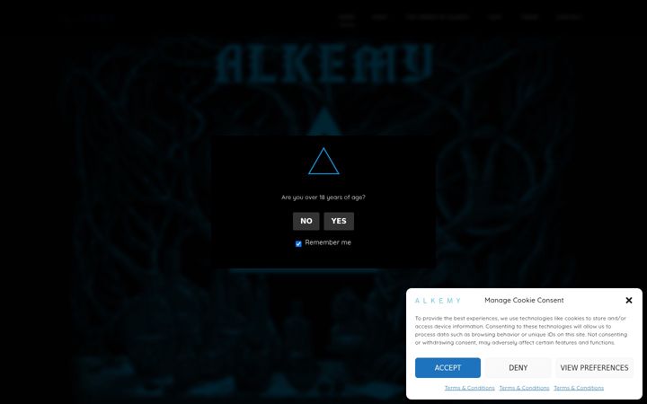Screenshot ta' alkemydistillery.co.uk