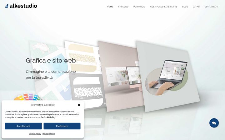 Screenshot of alkestudio.it