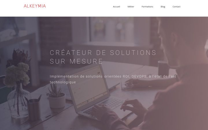 Screenshot of alkeymia.com