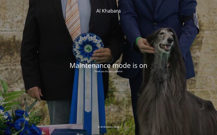 Screenshot of alkhabara.com