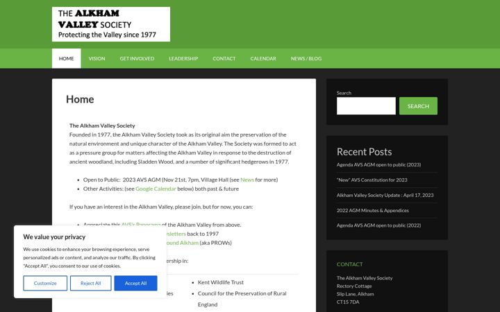 Screenshot of alkhamvs.org