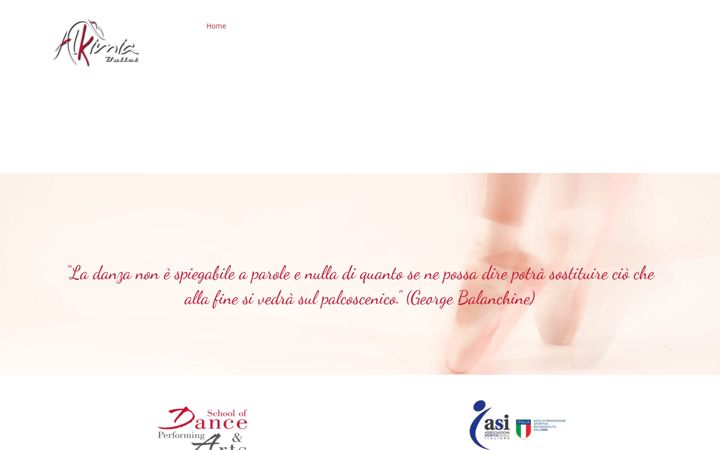 Screenshot of alkimiaballet.it
