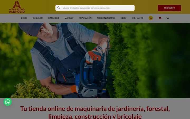 Screenshot of alkiolid.com