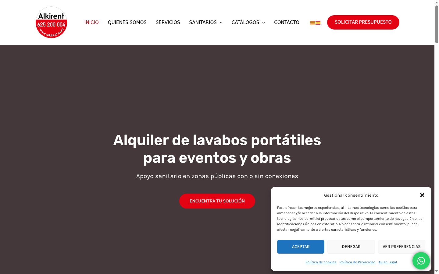 Screenshot tal-banner tal-kunsens muri qabel kwalunkwe interazzjoni