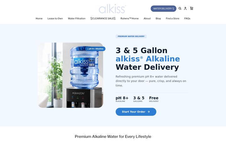 Screenshot of alkiss.ca