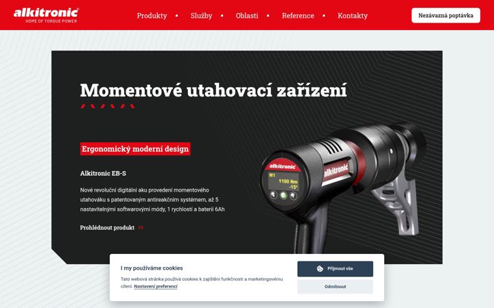 Screenshot of alkitronic.cz