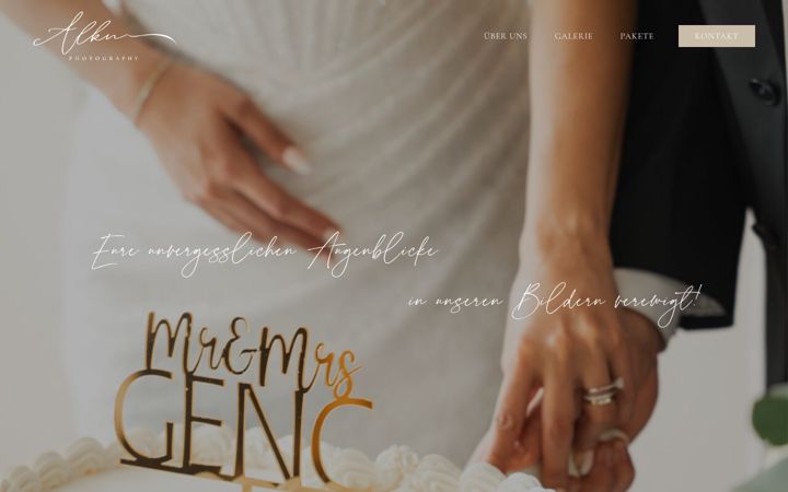 Screenshot of alknphotography.de