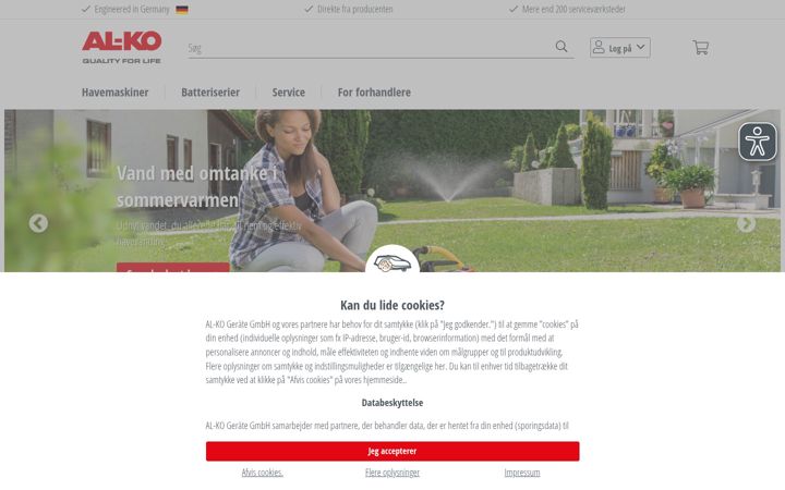 Screenshot of alko-garden.com