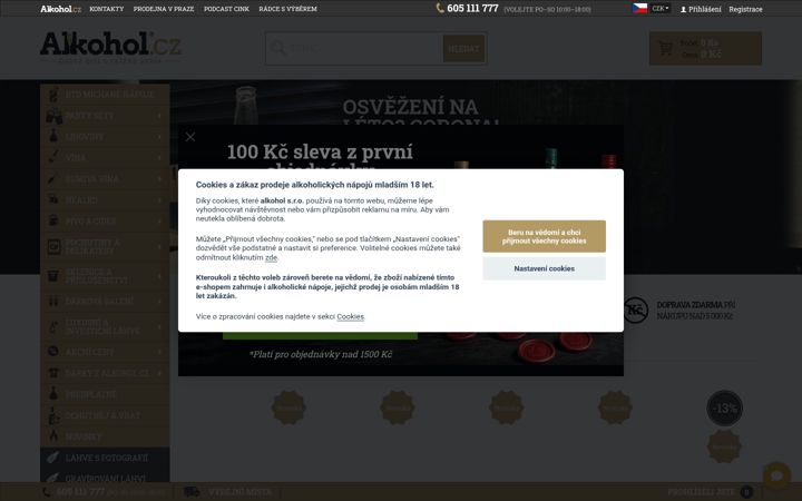 Képernyőkép: alkohol.cz