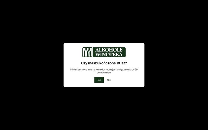 Screenshot of alkoholewinoteka.pl