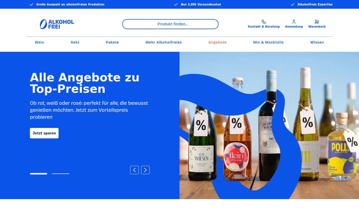 Screenshot of alkoholfrei.de