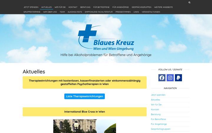Screenshot of alkoholhilfe.at
