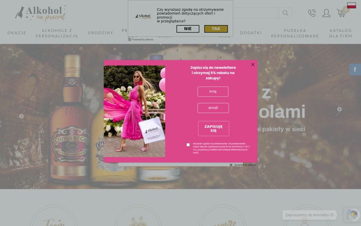 Captură de ecran a alkoholnaprezent.com