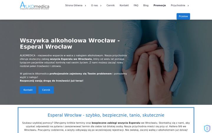 Screenshot of alkomedica.pl
